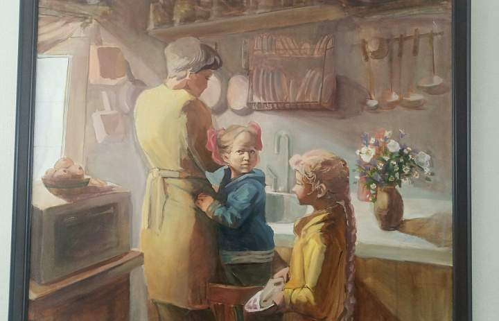 Открытие выставки, посвященной Дню знаний.