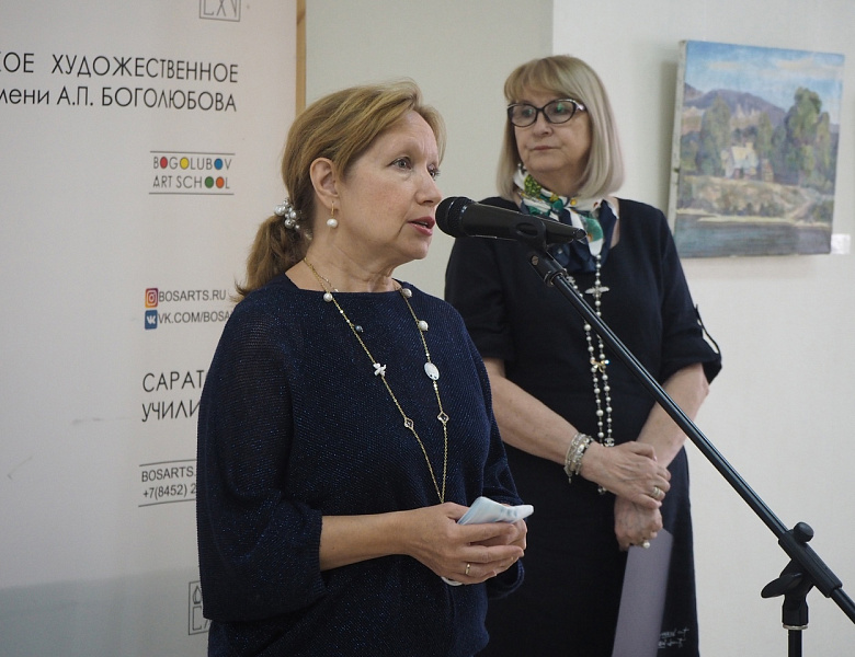Открытие выставок "Хвалынские этюды" и "Дипломные работы студентов отделений живопись, скульптура и дизайн"