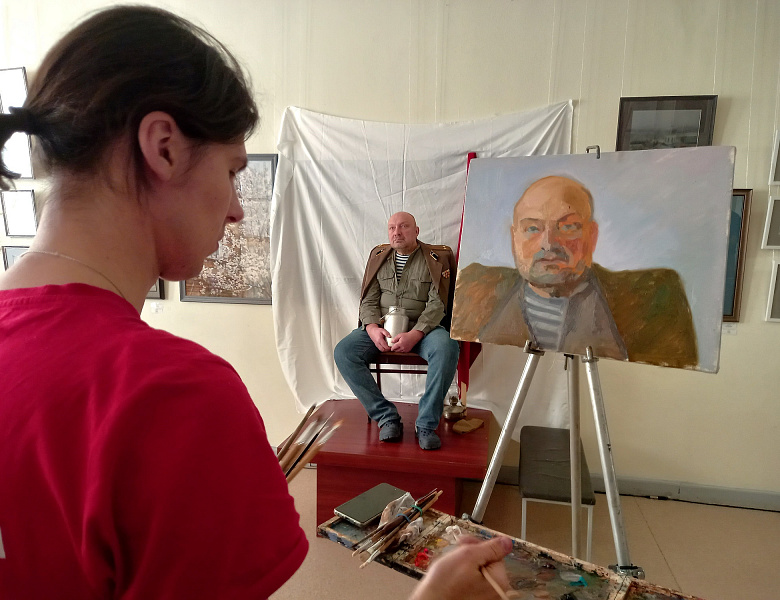 Живописный сеанс «Воинский долг»