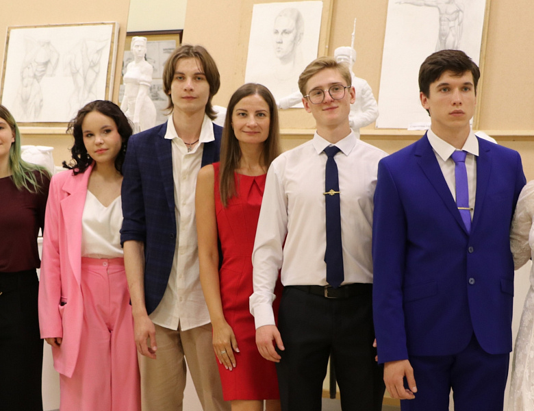 Защита дипломных работ специальности "Скульптура"