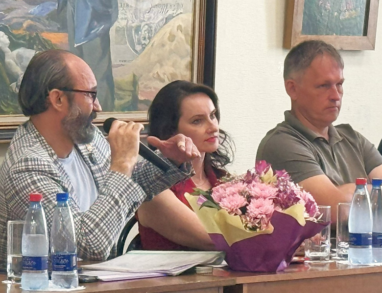 Защита дипломных работ выпускников отделения "Скульптура" 