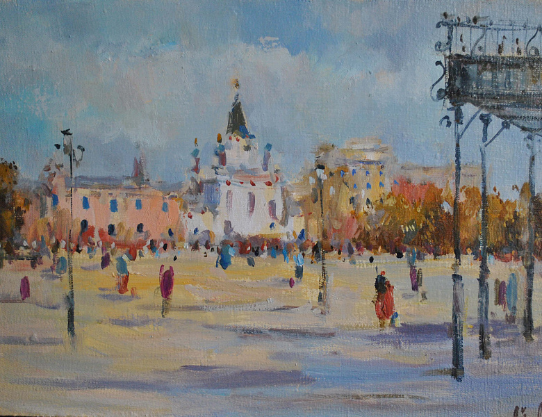 Выставка Алексея Петровича Чусляева "Диалог с городом"
