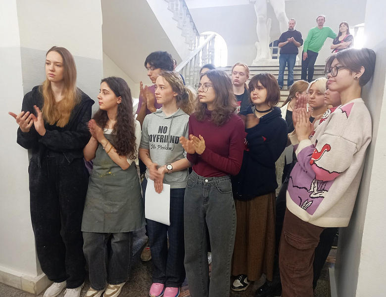Живописный сеанс «Воинский долг»