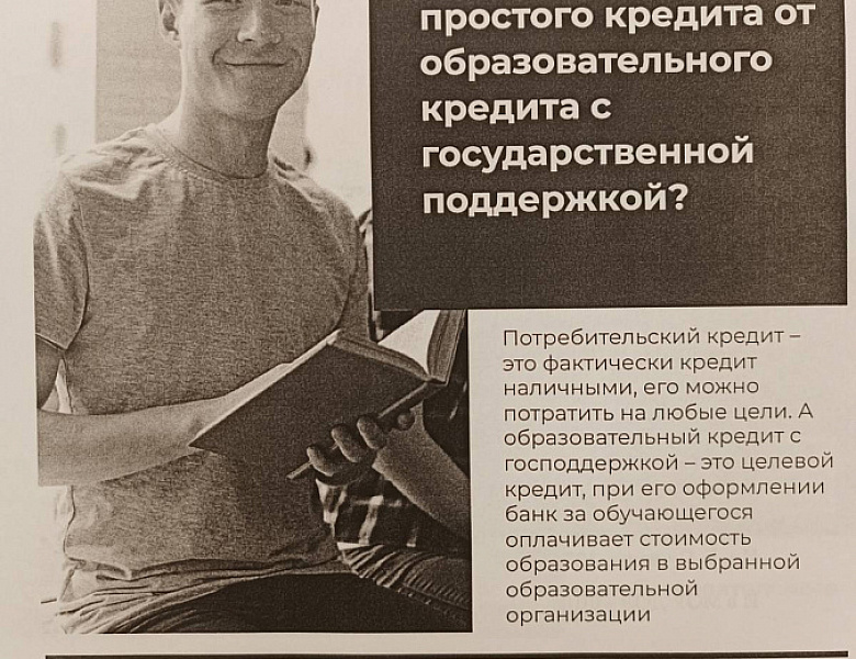 Оформления образовательного кредита