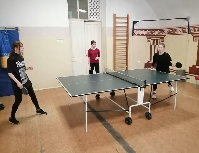 Соревнования по настольному теннису внутри учебных групп ко Дню защитника Отечества