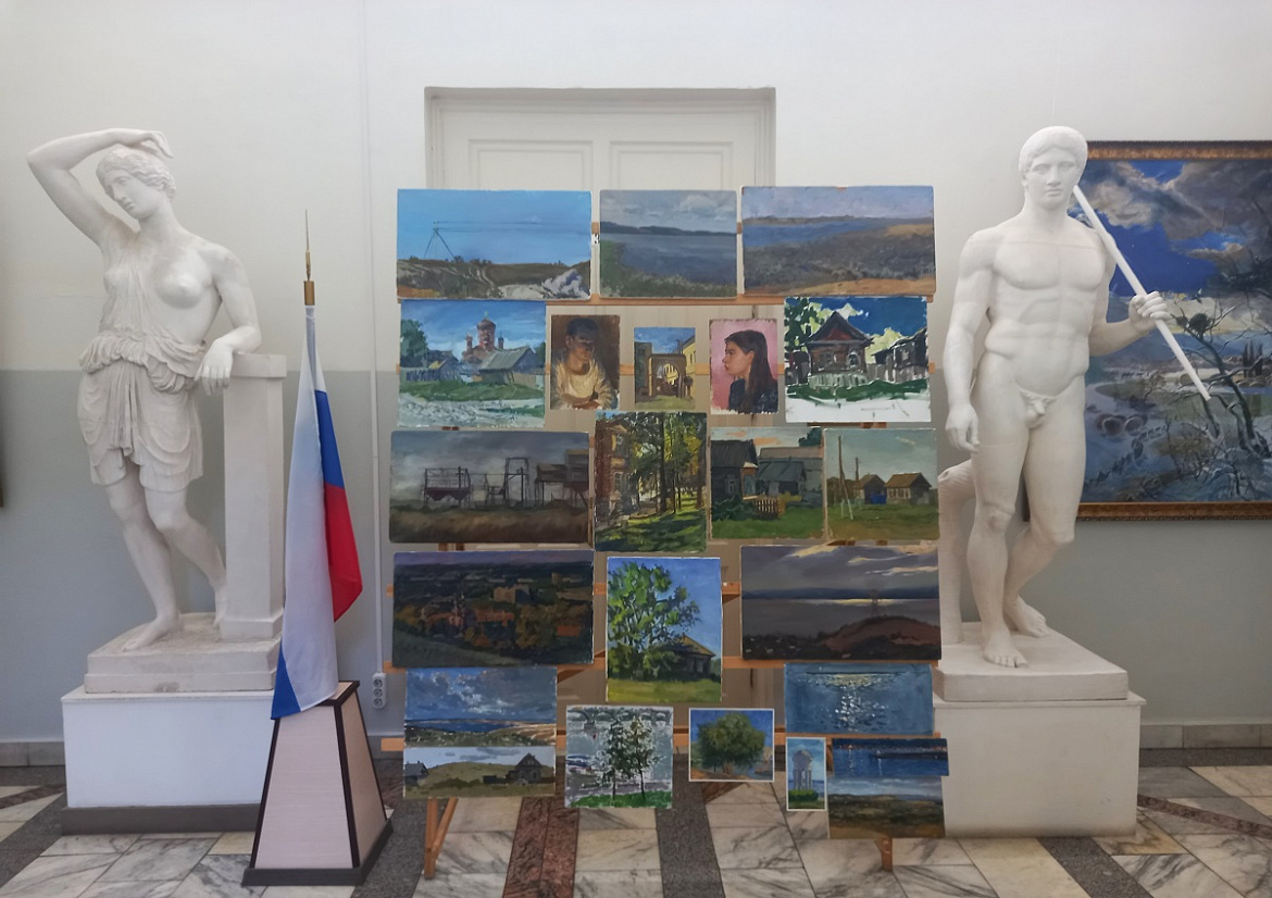 Художественная выставка по итогам конкурса «Лучший этюд» среди обучающихся 2-3 курсов специальности «Живопись» ГПОУ Саратовское художественное училище имени А.П. Боголюбова