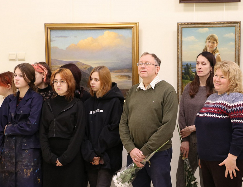 Юбилейная выставка живописных работ преподавателя Саратовского художественного училища имени А.П. Боголюбова  Федора Александровича Саликова