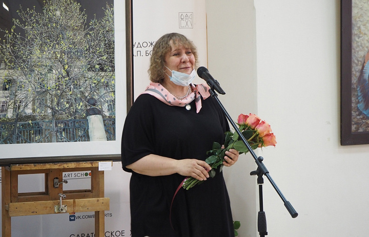 "Персональная юбилейная выставка Марины Гамаюновой". 