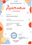 Диплом I степени