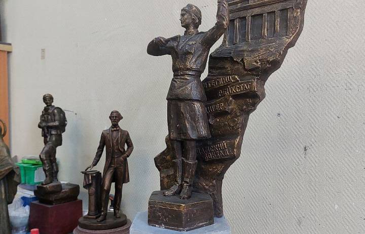 В гостях у скульптора Щербакова А.А.