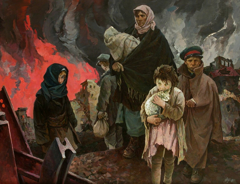 Виртуальная выставка живописных произведений советских и российских художников к 75-летию Победы в ВОВ